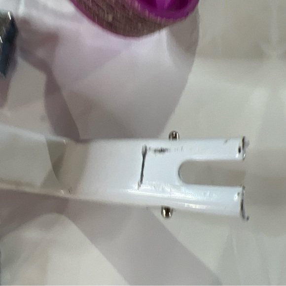 Girls 16 Inch Purple/White Adjustable Bicycle Training Wheels Used - Picture 15 of 16